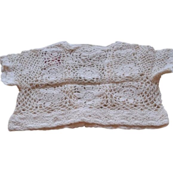 Gymboree Girls Bolero Savanna Sunset  Crochet Cardigan Shrug  Size 3T New - Picture 3 of 6